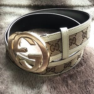 Gucci Creme GG Women’s Belt